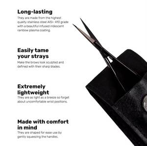 แหนบต่อขนตา Morje Surgical ชุบทอง สแตนเลสสตีล ขนาด 10 มม. ปลายเรียบ จับถนัดมือ แม่นยำสูง - Product Image 3