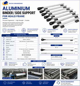 Export Quality Aluminium Binder for Textile <b>Weaving</b> Equipment High Speed Production and Global Supply - Product Image 6