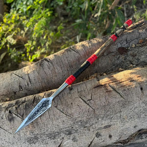 เหล็กกล้าคาร์บอนสูงตีขึ้นรูปด้วยมือแบบไวกิ้ง |   ด้ามไม้ฟูลแทงขนาด 34 นิ้ว - Product Image 5