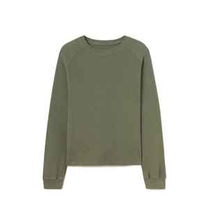 Women Long Plain Cotton Sweatshirts Unisex <b>Drop</b> Shoulder Fleece Sweat Shirt Women Custom Sweatshirt Crewneck Sweatshirt - Product Image 1