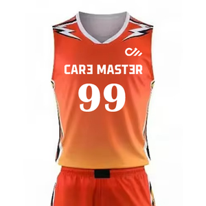 Uniformes de Baloncesto Sublimados Personalizados 100% Poliéster, Conjuntos de Tallas Grandes con Características Transpirables y Cálidas, Opciones de Logotipo Personalizado - Product Image 3