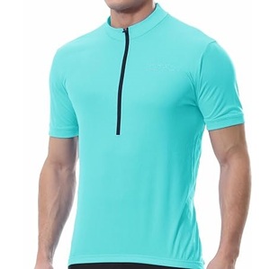 Jersey de Ciclismo Deportivo Resistente, Moderno, Atlético, de Media Manga, con Cierre de Cremallera de Cuarto, para Ciclismo al Aire Libre - Product Image 1
