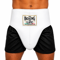 Protège-guêtres de boxe en cuir blanc respirant et durable avec logo personnalisé ROCKRUSH INDUSTRY RRI-GG-04 pour les compétitions, toutes tailles