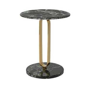 Mesa de centro para la sala de estar del hogar, villas, decoración de suelos, mesa de centro de metal con base de metal dorado. - Product Image 4