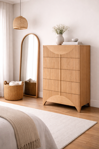 HAVSU Collection New Design <b>Rustic</b> High Grade Wooden Dresser <b>Cabinet</b> Bedroom Living Room Furniture - Product Image 2