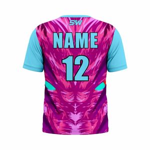 Camiseta Deportiva Sublimada con Impresión Personalizada, Fabricante de Uniformes de Equipo OEM, Jersey de Manga Corta, Camiseta Sublimada de Alto Rendimiento - Product Image 5