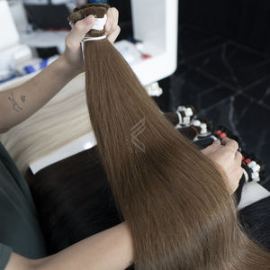 Vente en gros Paquets de cheveux fins de bébé vietnamien brut Cheveux vierges européens teints Fumi Style pour les femmes australiennes - Product Image 3