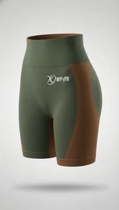 กางเกงขาสั้นเอวสูงสำหรับผู้หญิงสำหรับออกกำลังกายในยิมกางเกงขาสั้นสำหรับเล่นโยคะฟิตเนสบั้นท้ายกางเกงขาสั้นสำหรับขี่จักรยานออกกำลังกายสตรีทแวร์ระบายอากาศได้ดี - Product Image 2