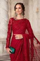 Sari indien et pakistanais au design attrayant pour femmes, pour mariage et occasions spéciales, en polyester.