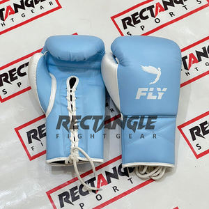 Guantes de Boxeo de Cuero Vacuno Duraderos de Color Beige de Alta Calidad, Personalizados, con Agarre Super Cómodo y Cierre de Cordones para Entrenamiento - Product Image 6