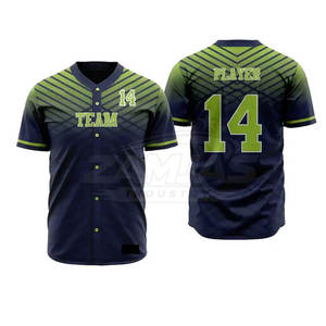 Uniforme de Béisbol Personalizado para Deportes, MOQ Bajo, Ropa Deportiva, Uniforme de Béisbol con Nombre y Número de Equipo Personalizados - Product Image 6