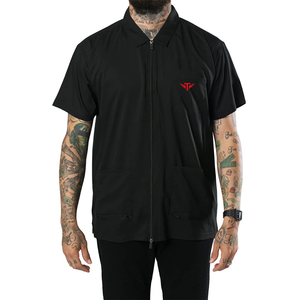 Veste et Gilet de Barbier Personnalisés avec Logo Tactus Industries – Col Montant en Toile, Fermeture Éclair, Manches Courtes, Rembourrage Coton – Vêtement d'Extérieur pour la Vente en Gros - Product Image 5