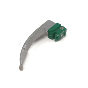 Ensemble de laryngoscope à fibres optiques LED en acier inoxydable, type Macintosh, 5 lames avec poignée, certifié CE, kit chirurgical manuel - Product Image 5