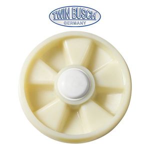 Ruota in plastica per elemento carrello elevatore TW125M inclusa cuscinetto - Product Image 1