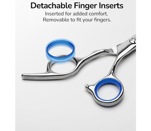 Tijeras de Belleza Profesionales para Diestros, 7.5 Pulgadas, Hoja de Acero Inoxidable con Borde Liso, Tijeras de Barbero de Grado Industrial OEM - Product Image 5