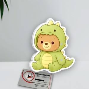 Outils d'extension de cils en acrylique personnalisés en gros, formes solides et variées : ours, dinosaure, fleur, diamant, cœur, papillon, carré - Product Image 2