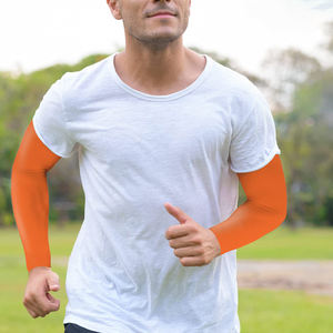 Concevez vos propres manchons de bras personnalisés avec logo, légers, de haute qualité, ajustement élastique, antibactériens, séchage rapide, évacuation de l'humidité - Product Image 6