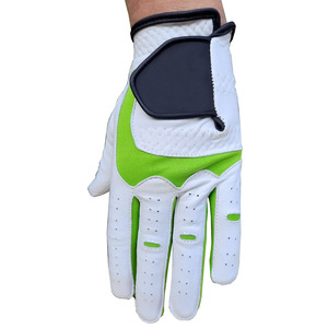 Gants de golf professionnels pour hommes, respirants, en cuir véritable, antidérapants, avec sangle de poignet réglable, accessoires de golf pour l'extérieur - Product Image 6
