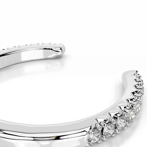 Anillo de Boda Shapelle con Diamante Cultivado en Laboratorio, Certificado IGI - Product Image 3