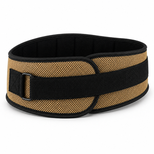 High Quality EVA Neoprene Gym Fitness Workout Double Support Brace Weight Lifting Dipping Training Belt with <b>Chain</b> <b>Cheap</b> Price - Product Image 1