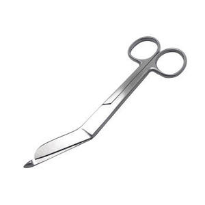 Ciseaux à pansements Lister en acier inoxydable, ciseaux médicaux courbés, ciseaux à pansements pour traumatismes Lister, 14 cm. Par Dentavex - Product Image 6