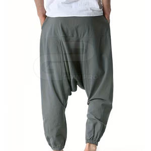 Pantalon Harem pour Hommes, Coupe Ample et Large, Confortable, Idéal pour le Streetwear, les Sorties Décontractées et les Voyages - Product Image 3