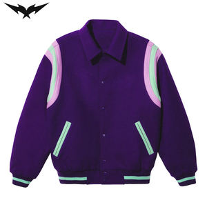 Custom Logo Embroidery <b>Patchwork</b> Camouflage High Quality Brushed Fleece Team Uniform College Baseball <b>Jacket</b> for Unisex - Product Image 1