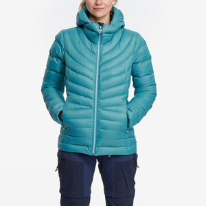 Nouvelle conception – Doudoune matelassée bleu ciel à capuche pour femme, coupe-vent, manteau d'hiver en duvet, vêtement d'extérieur tendance - Product Image 2