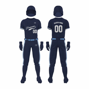 Bulk Order High Performance for Baseball Uniform Full Button Soft Mesh Breathable Baseball Jersey Custom Team <b>Name</b> - Product Image 1