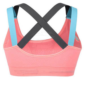 Sujetador Deportivo Elegante y Moderno de The Fabric Studio con Tela de Spandex/Nylon, Alta Sujeción, Tallas Grandes, para Ejercicio al Aire Libre - Product Image 3