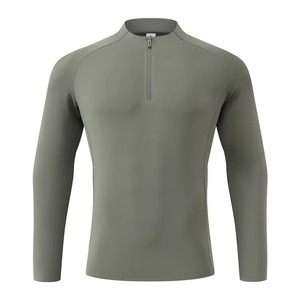 Custom Performance Fitness Tee Manufacturer Gym <b>Compression</b> Sportswear Moisture Wicking Polyester Spandex Private Label Factory - Product Image 4