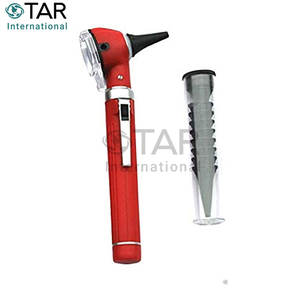 Otoscopio de Fibra Óptica MINI, Color Rojo, para Diagnóstico de Oído, Iluminación Brillante, Compacto y Ligero, para Estudiantes, Médicos y Clínicas - Product Image 2