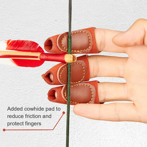 Guante de tiro con arco de ajuste cómodo para tiro recreativo con arco, con forro de tela transpirable para mantener las manos frescas y secas durante el verano - Product Image 2