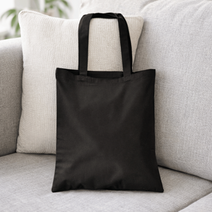 Bolsa de Tela de Algodón Orgánico Reciclado, Multicolor, Ecológica, Estilo Inglés, para Compras, con Impresión Personalizada - Product Image 5