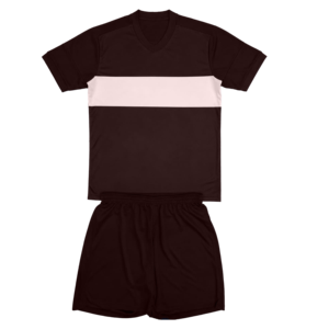 Ensemble de maillot de football pour homme à col en V avec rayures blanches et short noir, polyester respirant, coupe classique, toutes saisons - Product Image 6