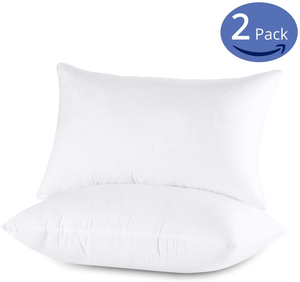Almohadas Rectangulares Blancas Sólidas para Cama, 100% Algodón, Relleno Esponjoso, Refrigerantes, Ecológicas, Estilo Moderno, Juego de 2 - Product Image 2