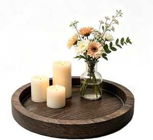 Plateau de service vintage en bois naturel de haute qualité, plateau en bois de couleur délavée haut de gamme pour restaurant, bateau de service en bois pour sushi et fêtes - Product Image 2
