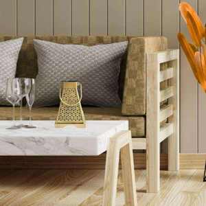 Stylish Decorative <b>Lantern</b> – Contemporary Geometric Glass <b>Lantern</b> Minimalist Ambient <b>Lighting</b> for Modern Living Rooms & Patios - Product Image 2