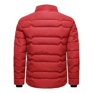 Chaqueta Acolchada Ligera para Hombre, Abrigo Cálido de Invierno con Cuello Alto, Cierre Completo, Resistente al Viento, Informal, para Exteriores, Ropa Urbana Premium - Product Image 4