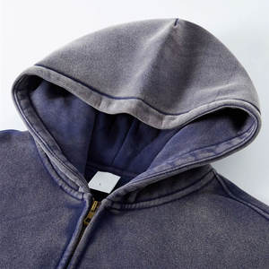 Sweat-shirts pour hommes 100% coton, de qualité supérieure, effet délavé, légers, durables, basiques, en vente en ligne - Product Image 2