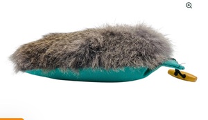 Realistic Fur-Covered Teal Dog Training <b>Dummy</b> with Rope Handle – Field Training Accessory All Weather Use - Product Image 2