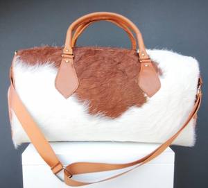 Sac de voyage en cuir véritable haut de gamme, léger, grande capacité, avec fermeture éclair, fournisseur, marque privée, OEM LHODB-0091 - Product Image 1