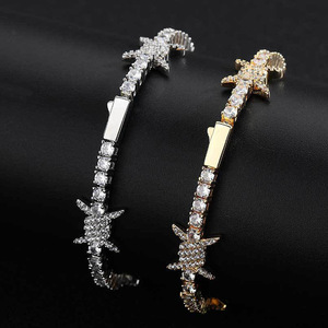 Pulsera de tenis vintage con mariposa de diamantes AAA y chapado en oro, sin plomo ni níquel, de lujo, unisex, personalizable - Product Image 5