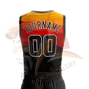 Nouveauté : Ensemble d'uniformes de basketball personnalisés, respirants et écologiques, en polyester de haute qualité, confortables à porter - Product Image 5