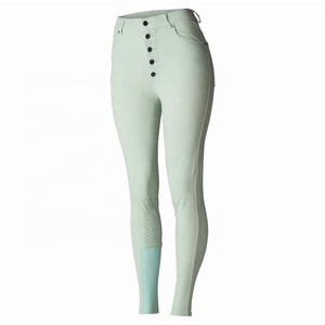 Top Trend Horse Riding <b>Leggings</b> Tights Pants Equestrian <b>High</b> <b>Waist</b> Men Breeches Custom Logo and Design - Product Image 2
