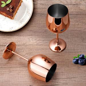 Elegant Brass Gold Wine Glass Set Handmade Goblets Premium <b>Drinkware</b> for Wedding Party Barware Home Decor Gift - Product Image 6