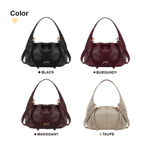 Bolso de Hombro Tipo Hobo para Mujer, Marca Hody, con Dos Correas, Cierre con Cordón, Estilo de Moda de Lujo, para Uso Diario, Forro de Satén, 7L - Product Image 1