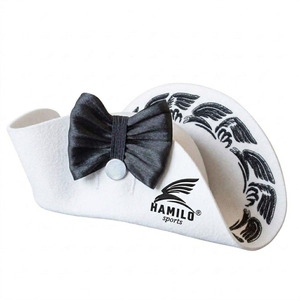 Bicorne maritime noir, coiffe historique avec garnitures tressées opulentes, couvre-chef de luxe, casquette Shako - Product Image 5