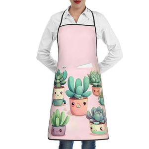 ผ้ากันเปื้อนเชฟแบบผ้าแคนวาสพร้อมสายหนัง สำหรับงานครัว บาริสต้า บาร์บีคิว ช่างไม้ ช่างตัดผม ทำสวน พร้อมกระเป๋าจิงโจ้ - Product Image 1