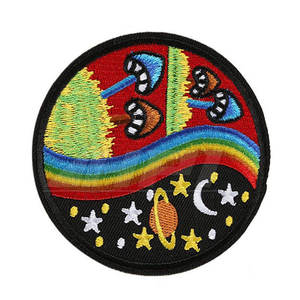 Custom 3D Embossed Rubber PVC <b>Sew</b>-<b>On</b> <b>Patches</b> with Nonwoven Felt Fabric for Clothing - Product Image 2